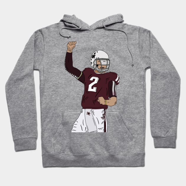 Johnny Manziel Football Hoodie by Zachariya420